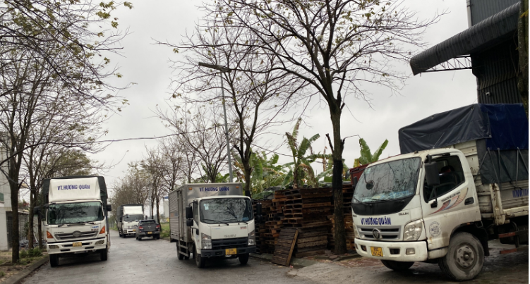 Hệ thống xe tải các loại tại Hương Quân Logistics