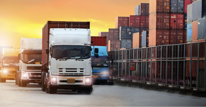 Hàng hóa được vận chuyển bằng các phương tiện giao thông đường bộ