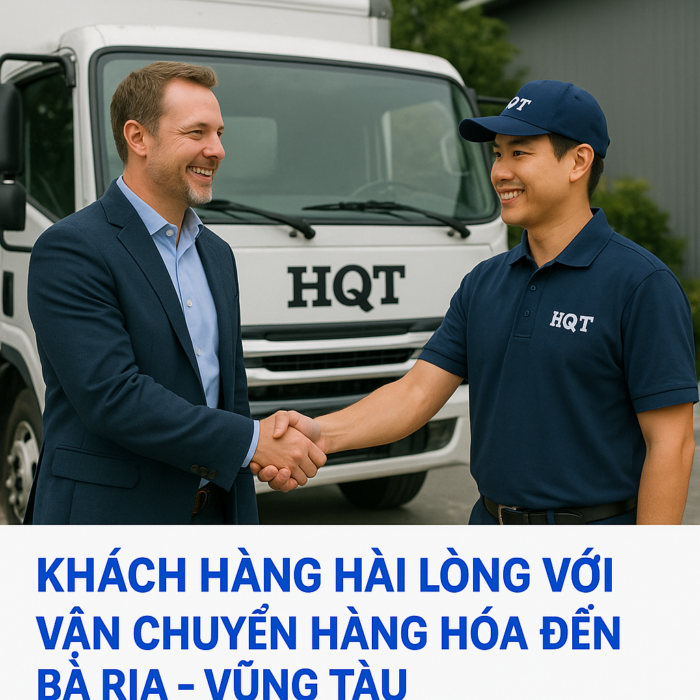 Khách hàng hài lòng với vận chuyển hàng hóa đến Bà Rịa Vũng Tàu