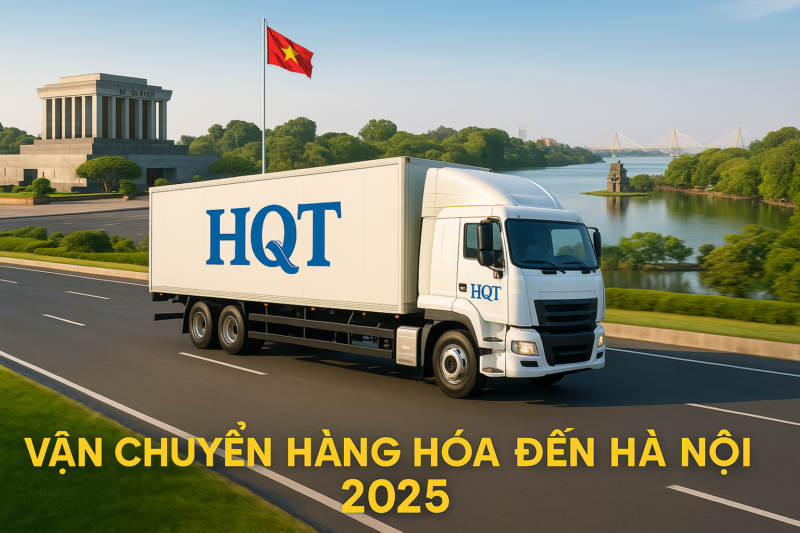 Xe tải HQT vận chuyển hàng hóa đến Hà Nội