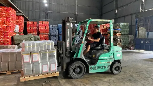 Hàng hóa được kiểm đếm khi xác nhận phạm vi giao nhận