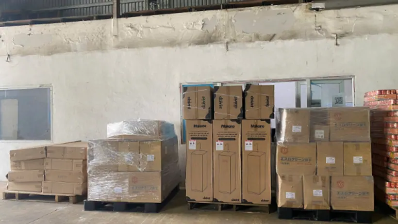 Hàng hóa được đóng gói cẩn thận giúp bảo vệ sản phẩm trong quá trình vận chuyển (ảnh: Hương Quân Logistics)