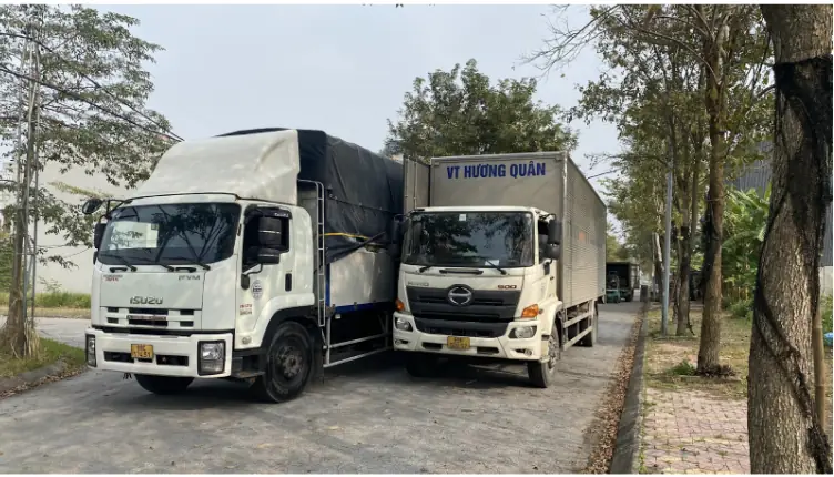 Lô hàng được chuẩn bị cho tuyến TPHCM đi Thanh Hóa