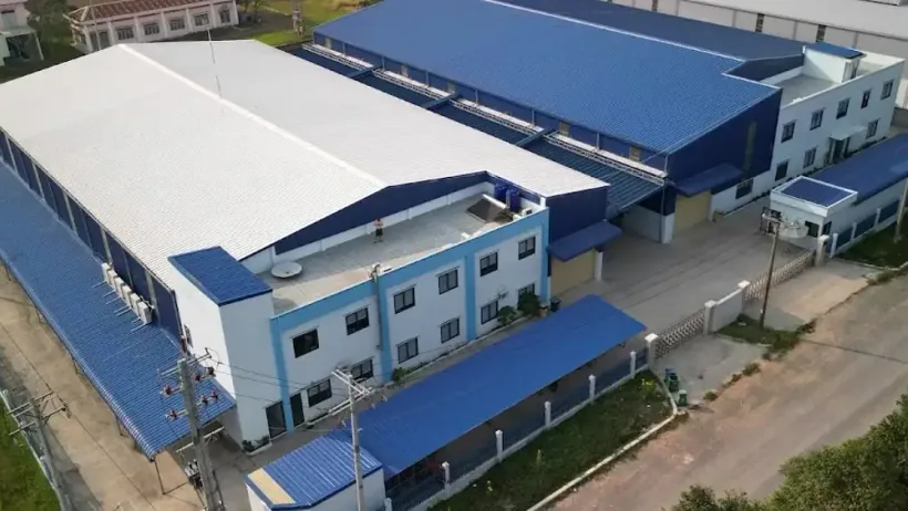 Khu nhà máy nhìn từ trên cao