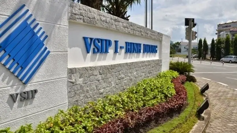 Lối vào khu công nghiệp VSIP