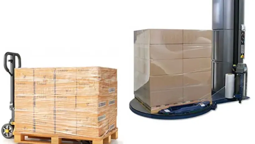 Thiết bị quấn màng bảo vệ pallet hàng